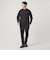 【WEB限定 WARDROBE SMART】ダブルニット ロゴ クルーネック スウェット/セットアップ対応【抗菌・防臭】