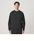 【WEB限定 WARDROBE SMART】ダブルニット ロゴ クルーネック スウェット/セットアップ対応【抗菌・防臭】