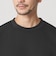 【WEB限定 WARDROBE SMART】ダブルニット ロゴ クルーネック スウェット/セットアップ対応【抗菌・防臭】