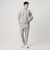 【WEB限定 WARDROBE SMART】ダブルニット ロゴ クルーネック スウェット/セットアップ対応【抗菌・防臭】