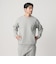 【WEB限定 WARDROBE SMART】ダブルニット ロゴ クルーネック スウェット/セットアップ対応【抗菌・防臭】