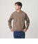 【WEB限定 WARDROBE SMART】ダブルニット ロゴ クルーネック スウェット/セットアップ対応【抗菌・防臭】