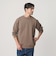 【WEB限定 WARDROBE SMART】ダブルニット ロゴ クルーネック スウェット/セットアップ対応【抗菌・防臭】