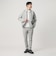 【WEB限定 WARDROBE SMART】ダブルニット ハリントン ジャケット/セットアップ対応 【抗菌・防臭】