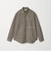 【WEB限定 WARDROBE SMART】スエードライク シャツ