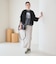 【WEB限定】シャーリング ジップ シャツ