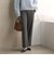 裏起毛バックゴム ストレートパンツ ウォッシャブル