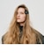 ＜heyep＞スタッズ ロゴ ヘアクリップ