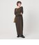 【WEB限定】リブ ロングスリーブ カットソーワンピース