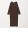 【WEB限定】リブ ロングスリーブ カットソーワンピース