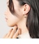 ＜LAPUIS＞Coil チェーン ピアス