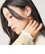 ＜LAPUIS＞Coil チェーン ピアス