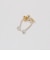 ＜LAPUIS＞Coil チェーン ピアス