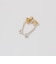 ＜LAPUIS＞Coil チェーン ピアス