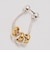 ＜LAPUIS＞Coil チェーン ピアス