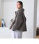 【WEB限定】ボア×フェイクムートン ループボタンジャケット 2WAY