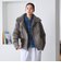 【WEB限定】ボア×フェイクムートン ループボタンジャケット 2WAY