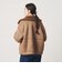 【WEB限定】ボア×フェイクムートン ループボタンジャケット 2WAY
