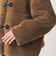 【WEB限定】ボア×フェイクムートン ループボタンジャケット 2WAY