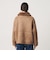 【WEB限定】ボア×フェイクムートン ループボタンジャケット 2WAY