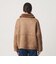 【WEB限定】ボア×フェイクムートン ループボタンジャケット 2WAY