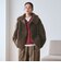 【WEB限定】ボア×フェイクムートン ループボタンジャケット 2WAY