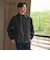 【WEB限定 WARDROBE SMART】スエードライク ジップ ブルゾン