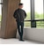 【WEB限定 WARDROBE SMART】スエードライク ジップ ブルゾン