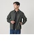 【WEB限定 WARDROBE SMART】スエードライク ジップ ブルゾン