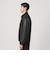 【WEB限定 WARDROBE SMART】ブラックメルトン レザーライク ジップ ブルゾン