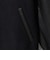 【WEB限定 WARDROBE SMART】ブラックメルトン レザーライク ジップ ブルゾン