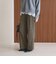 【WEB限定 Wardrobe DAILY MINIMAL】チェック バックゴム ワイドパンツ
