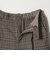【WEB限定 Wardrobe DAILY MINIMAL】チェック バックゴム ワイドパンツ
