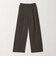 【WEB限定 Wardrobe DAILY MINIMAL】チェック バックゴム ワイドパンツ