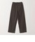 【WEB限定 Wardrobe DAILY MINIMAL】チェック バックゴム ワイドパンツ