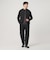 【WEB限定 WARDROBE SMART】マシーンウォッシャブル ウールミックス ポロカラーニット ジャケット