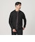 【WEB限定 WARDROBE SMART】マシーンウォッシャブル ウールミックス ポロカラーニット ジャケット