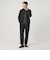 【WEB限定 WARDROBE SMART】マシーンウォッシャブル ウールミックス ポロカラーニット ジャケット