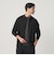 【WEB限定 WARDROBE SMART】マシーンウォッシャブル ウールミックス ポロカラーニット ジャケット