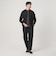 【WEB限定 WARDROBE SMART】マシーンウォッシャブル ウールミックス ポロカラーニット ジャケット