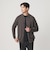 【WEB限定 WARDROBE SMART】マシーンウォッシャブル ウールミックス ポロカラーニット ジャケット