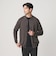 【WEB限定 WARDROBE SMART】マシーンウォッシャブル ウールミックス ポロカラーニット ジャケット