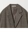 【WEB限定 Wardrobe DAILY MINIMAL】テーラード チェック ジャケット