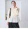 【WEB限定 Wardrobe DAILY MINIMAL】レイヤードフレアニットプルオーバー ウォッシャブル