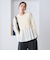 【WEB限定 Wardrobe DAILY MINIMAL】レイヤードフレアニットプルオーバー ウォッシャブル