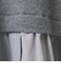 【WEB限定 Wardrobe DAILY MINIMAL】レイヤードフレアニットプルオーバー ウォッシャブル