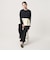 【WEB限定 Wardrobe DAILY MINIMAL】レイヤードフレアニットプルオーバー ウォッシャブル