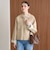 【WEB限定 Wardrobe DAILY MINIMAL】バイカラー ジップ カーディガン