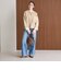 【WEB限定 Wardrobe DAILY MINIMAL】バイカラー ジップ カーディガン
