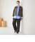 【WEB限定 Wardrobe DAILY MINIMAL】バイカラー ジップ カーディガン